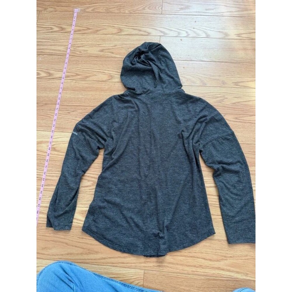 women’s grey columbia cades cove full zip lightweight hoodie - Picture 2 of 5
